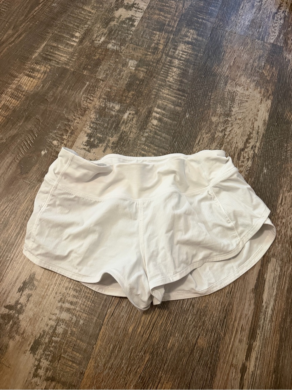 lululemon athletica White Athletic Running Shorts